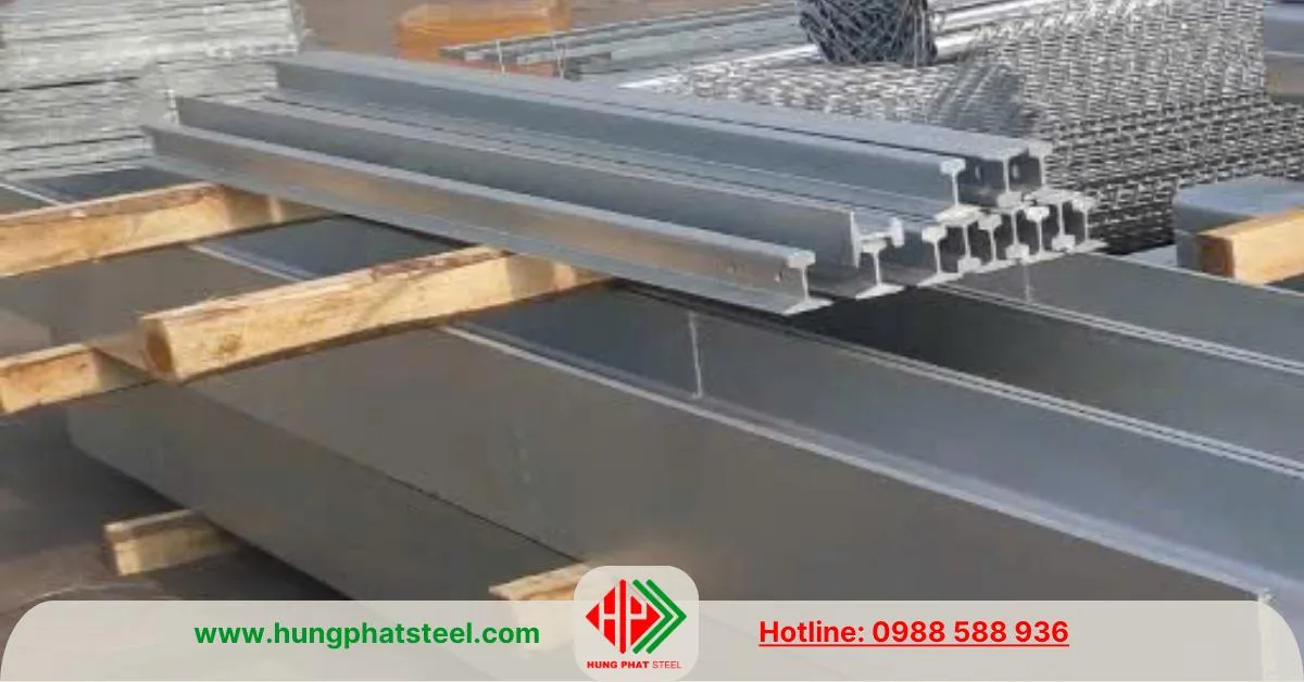 Thép ray P9 mạ kẽm