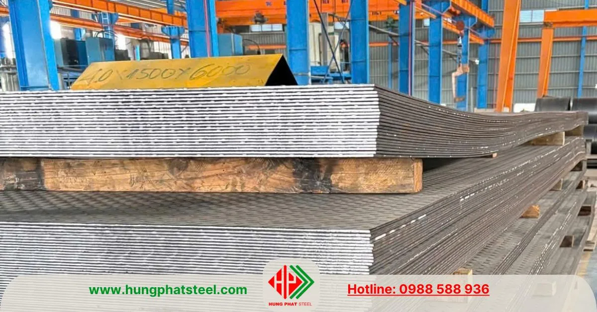 Thép tấm gân 4ly (4mm)