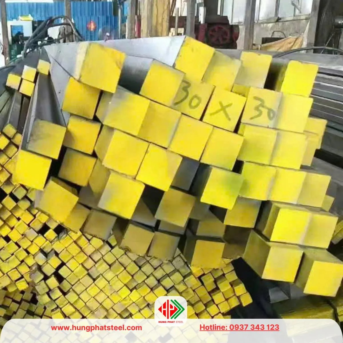 Thép vuông đặc 30x30