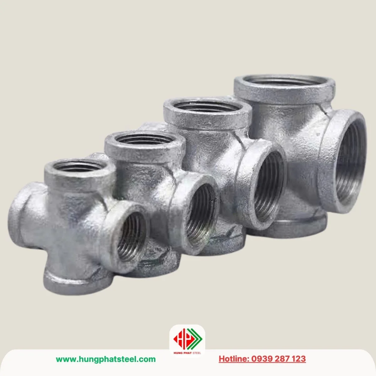 Chữ thập ren mạ kẽm