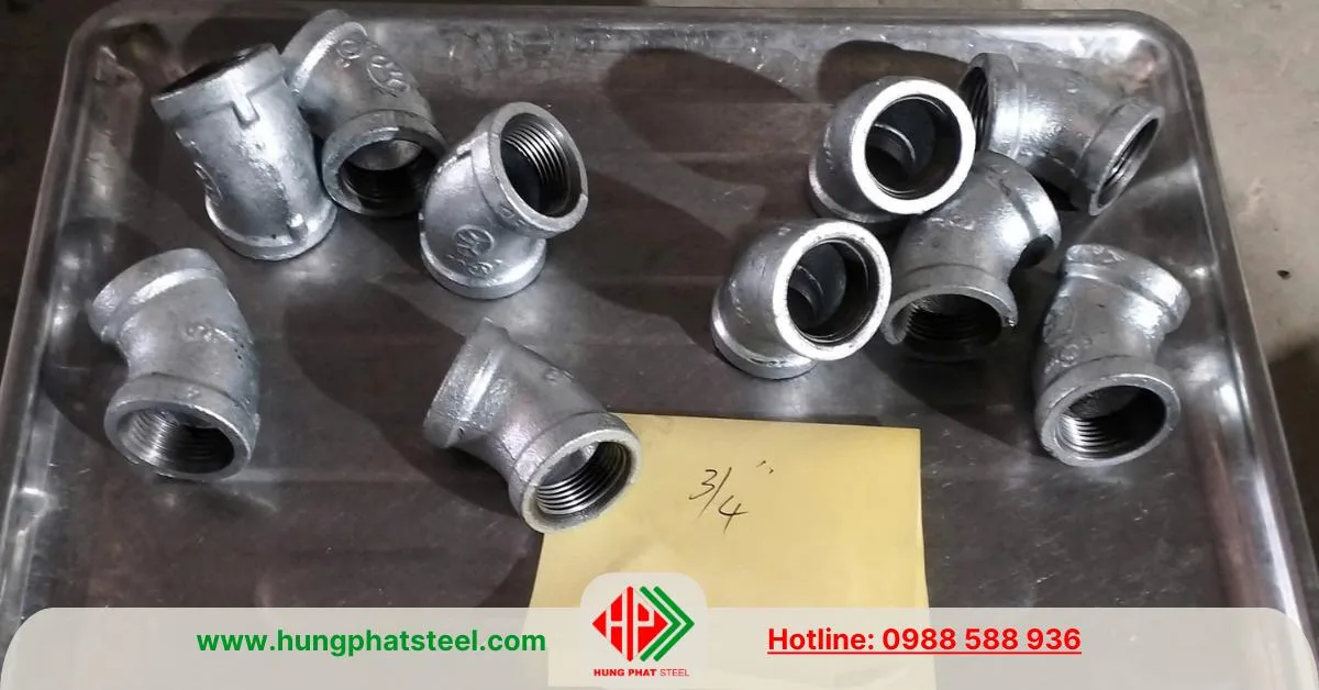 Co lơi ren mạ kẽm (chếch)