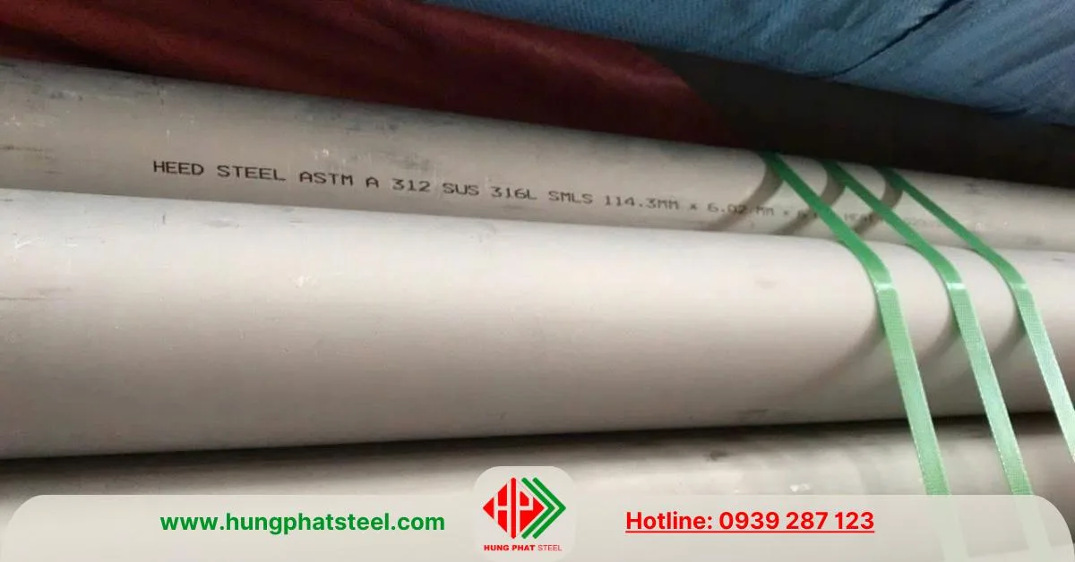 Ống inox đúc phi 114.3