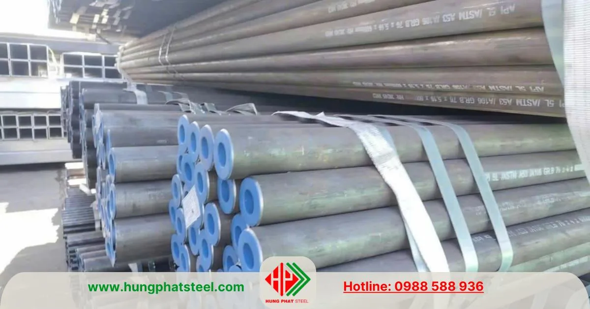 Ống thép đúc phi 76 (DN65) trần