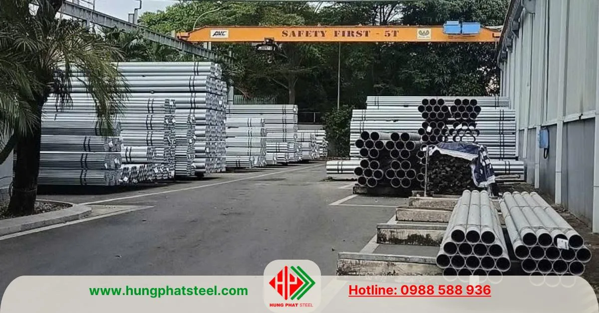 Ống thép mạ kẽm Việt Đức