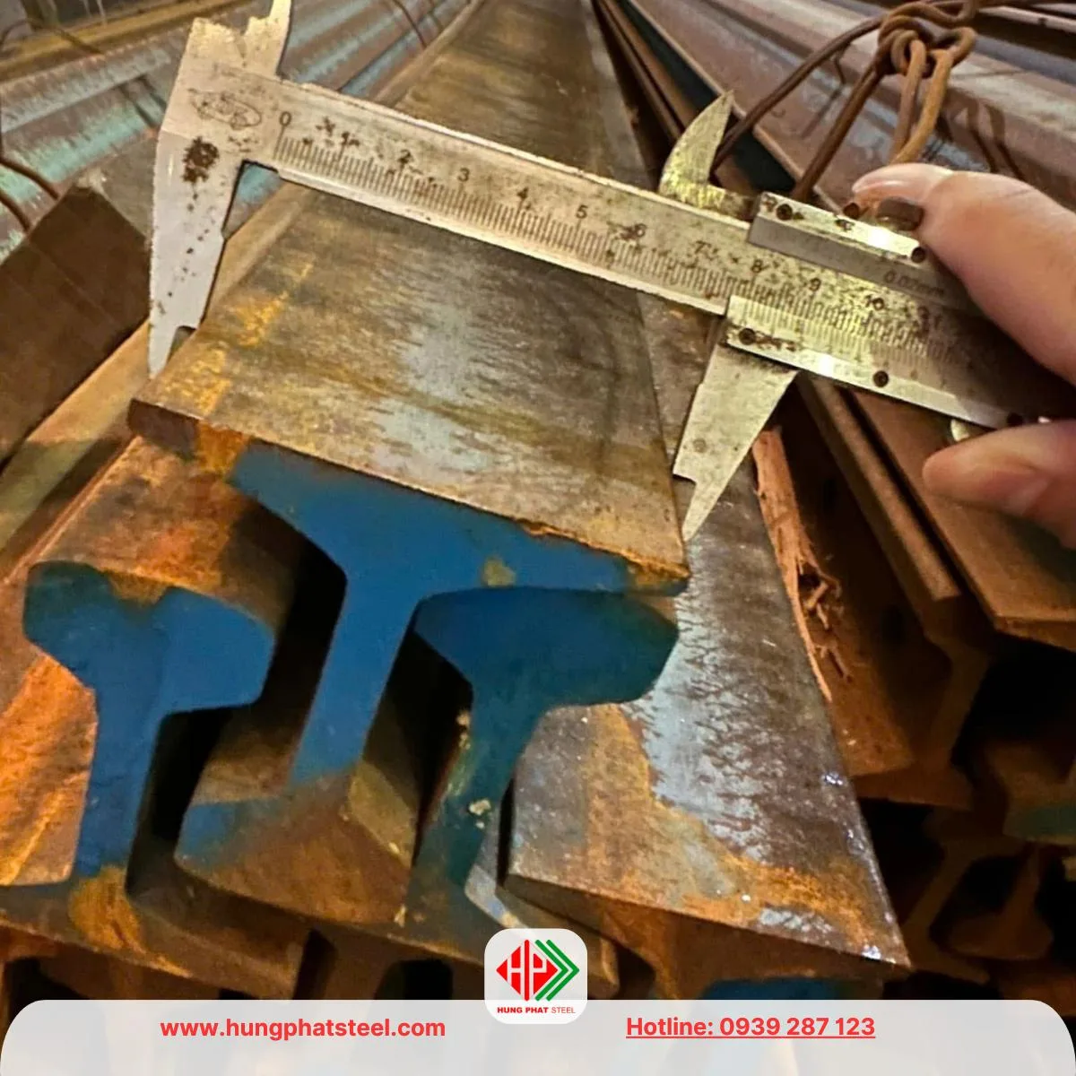 Số đo thực tế thép ray P18