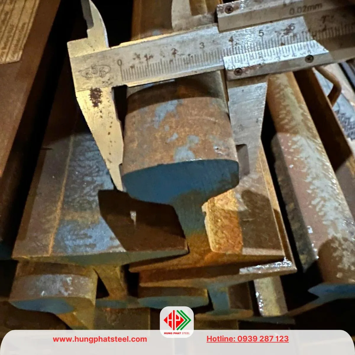 Số đo thực tế thép ray P18