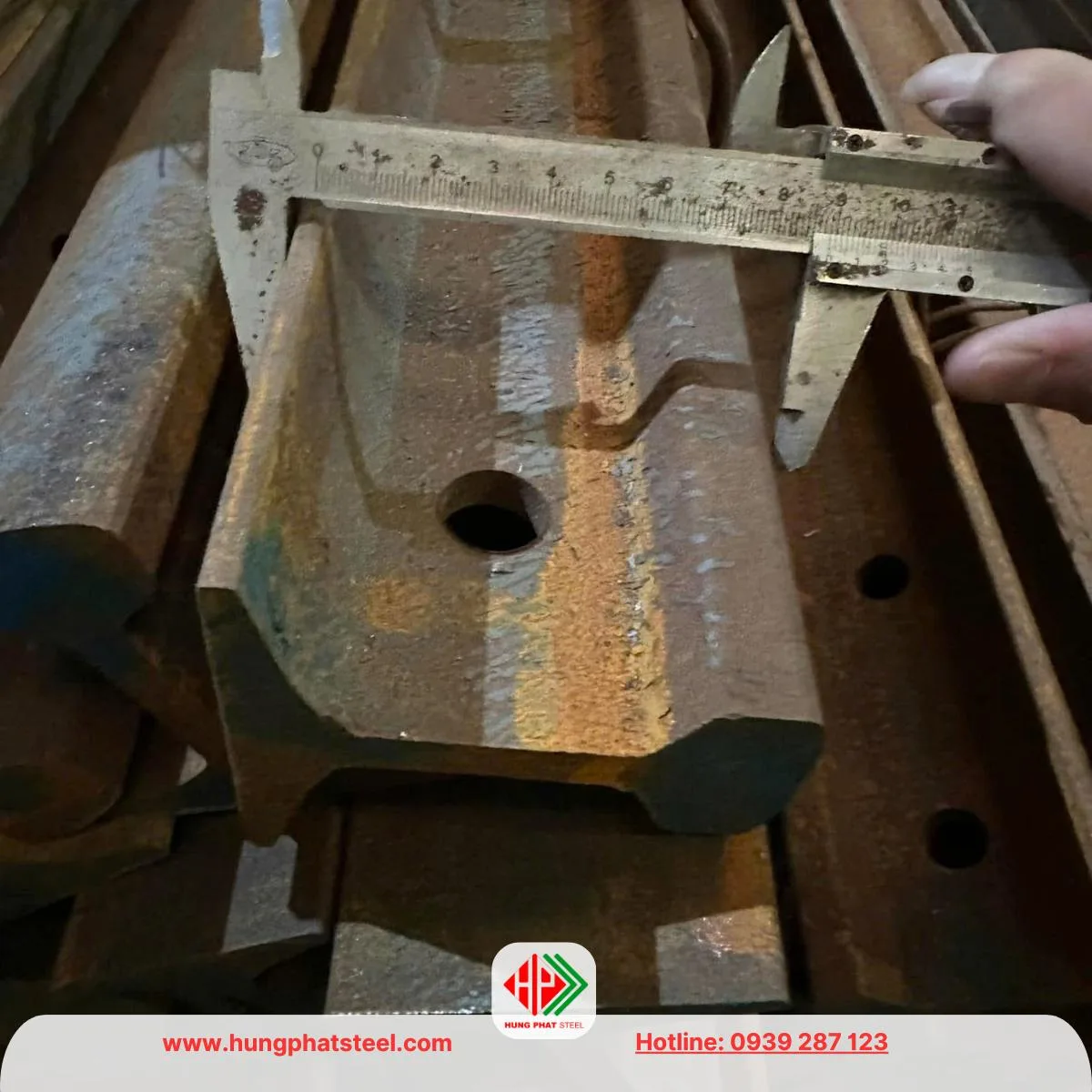 Số đo thực tế thép ray P18