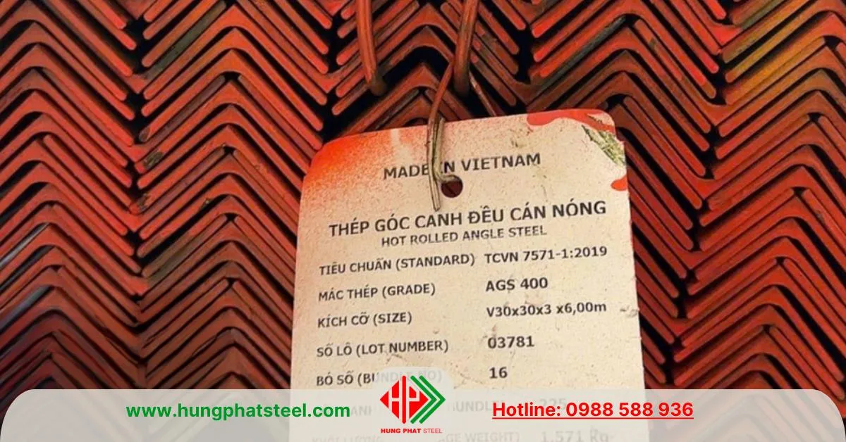 Thép V30 thương hiệu Nhà Bè (VNsteel)