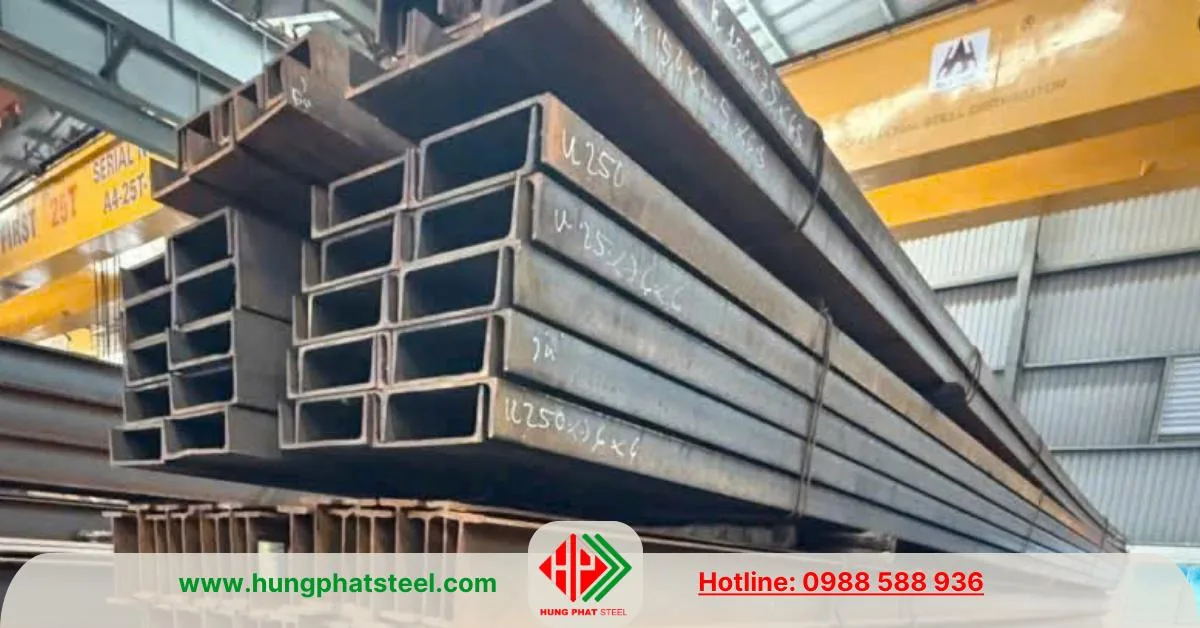 Thép hình U250 nhập khẩu