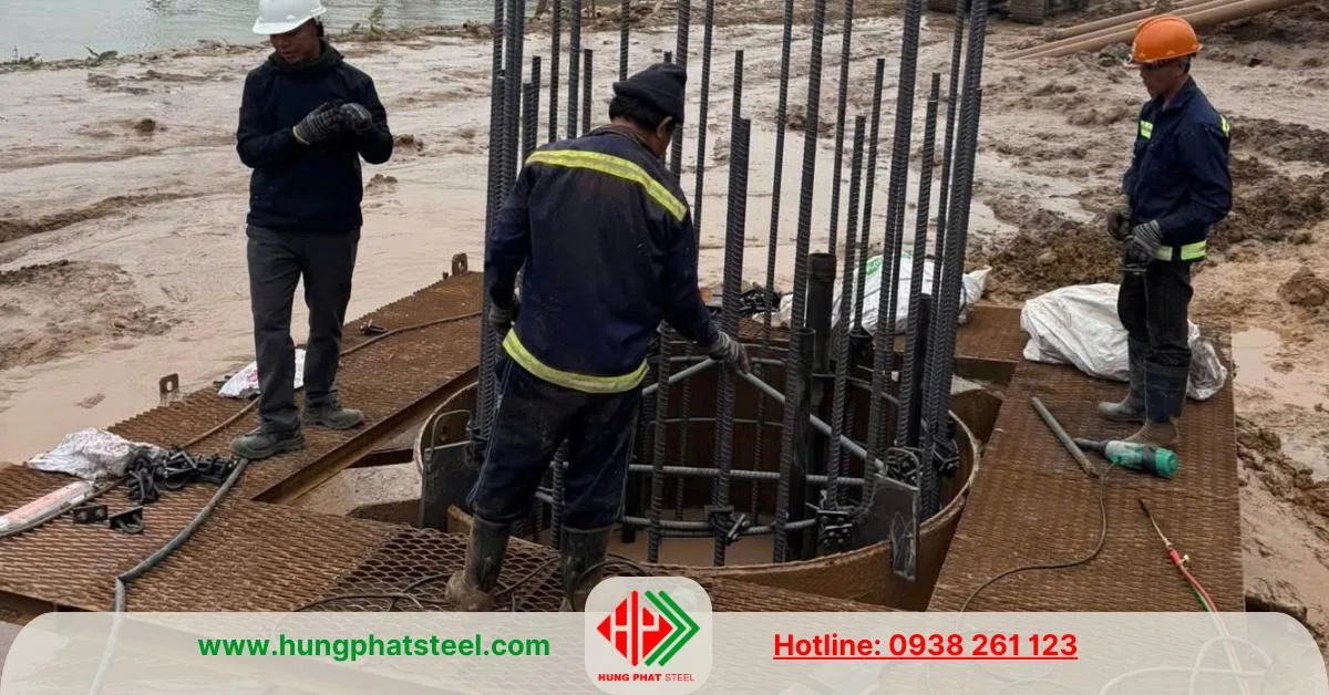 Cóc nối lồng cọc khoan nhồi