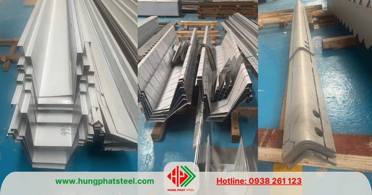 Gia công inox theo yêu cầu cắt, uốn, chấn, dập, đột lỗ, hàn...