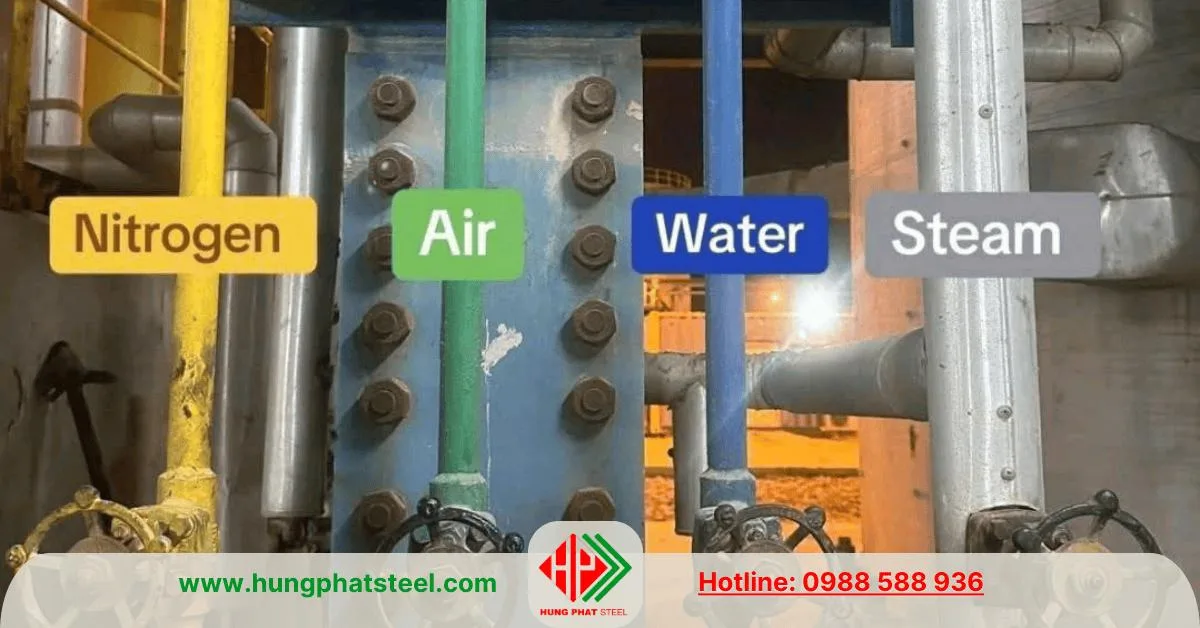 Màu sắc đường ống