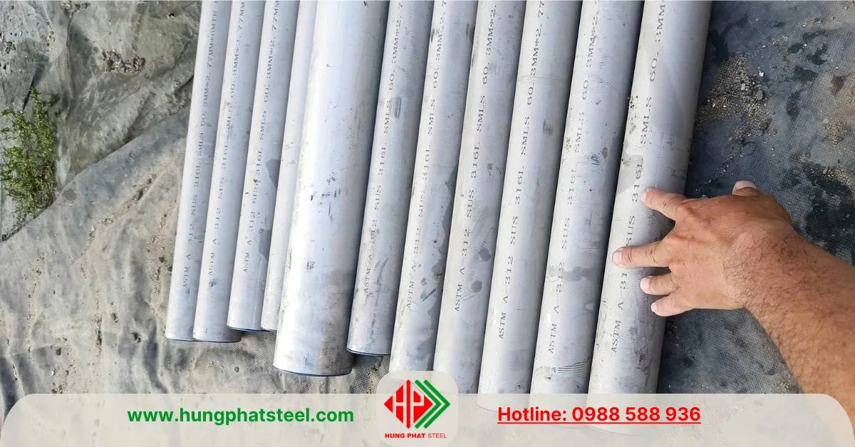 Ống inox 316 phi 60.3