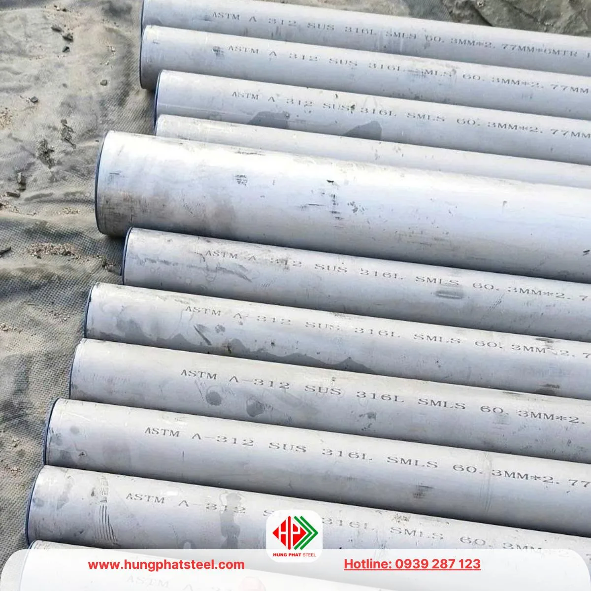 Ống inox 316 phi 60.3