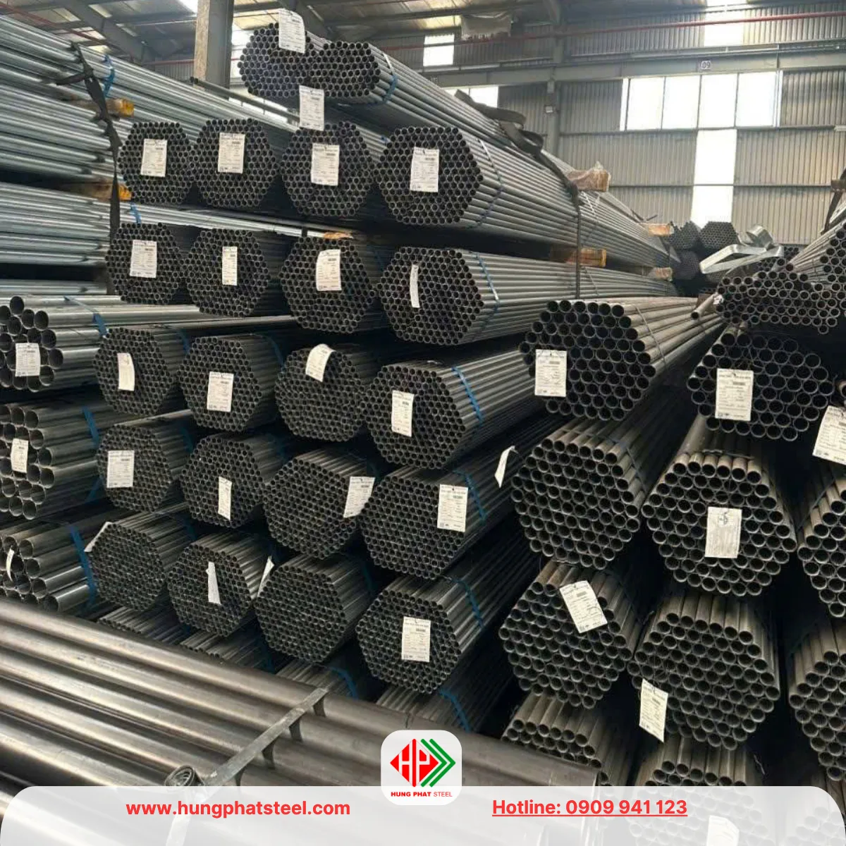 Ống thép Hòa Phát phi 49