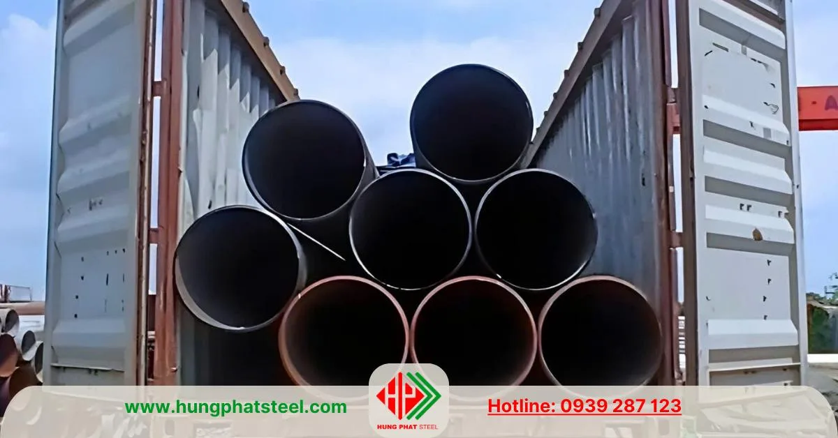 Ống thép đen phi 610 (DN600)