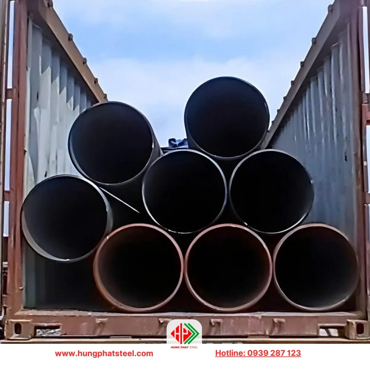 Ống thép đen phi 610 (DN600)