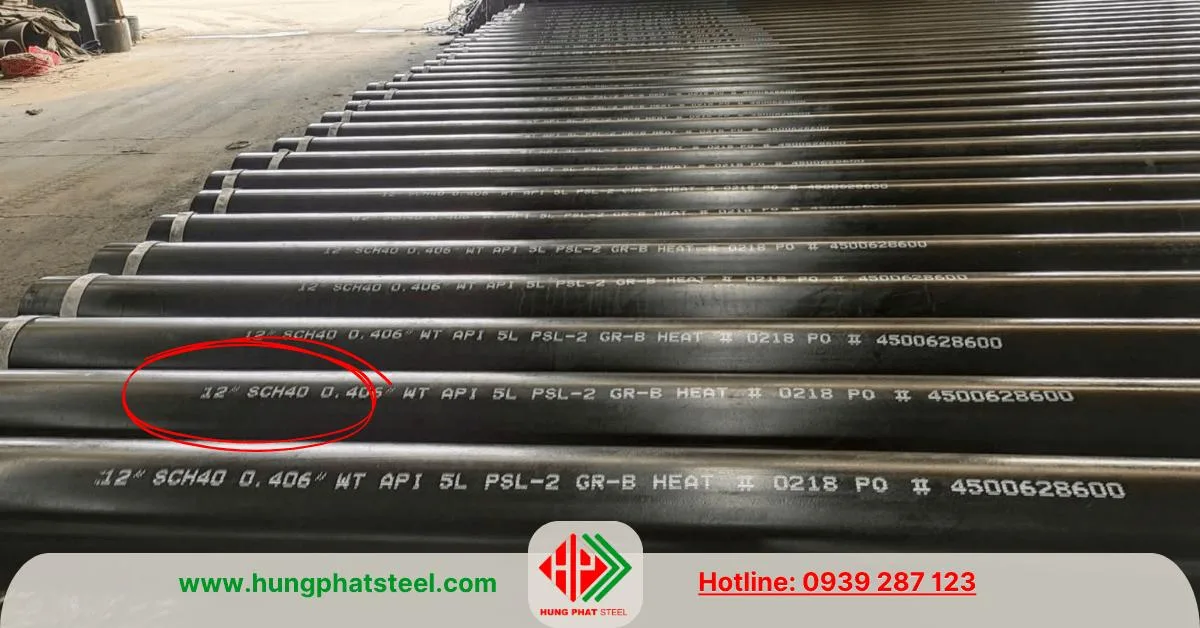 Ống thép đúc SCH40 A106 A53 API5L