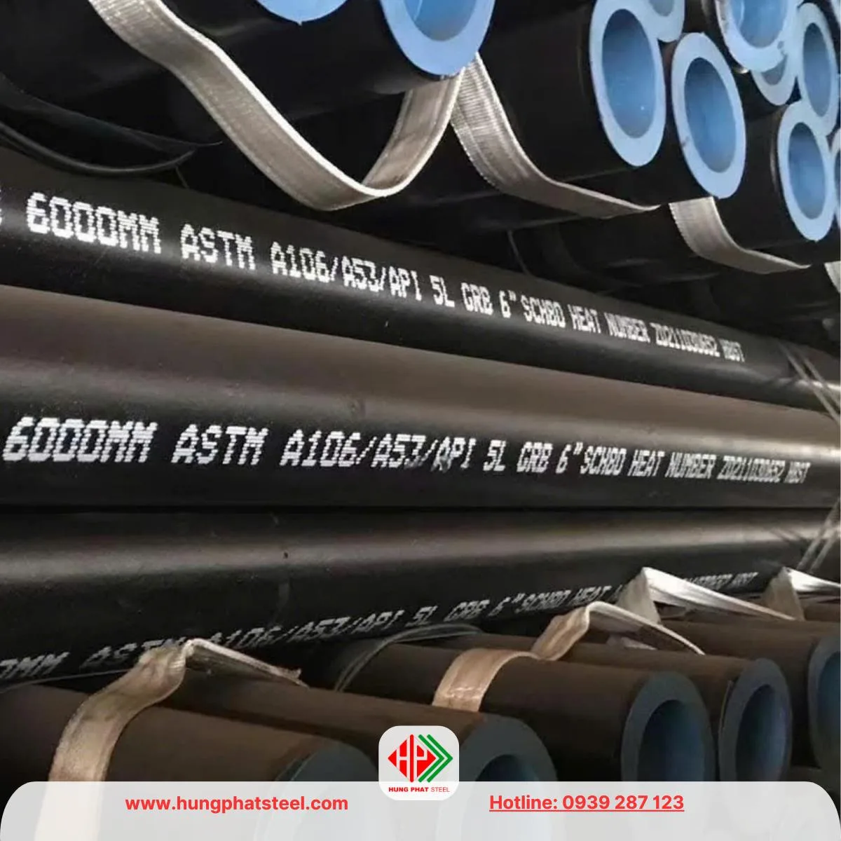 Ống thép đúc SCH80 ASTM A53-A106