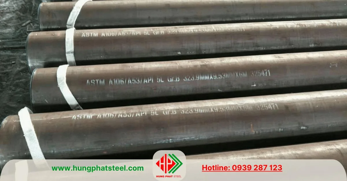 Ống thép đúc phi 325 OD 323.9 DN300