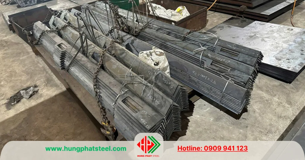 Sắt tấm chấn thành hình chữ V (còn gọi là L chấn)