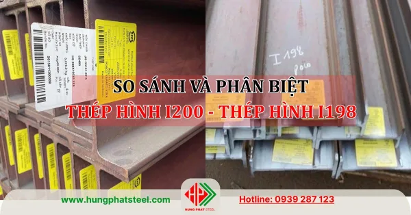 So sánh thép hình I200 và i198