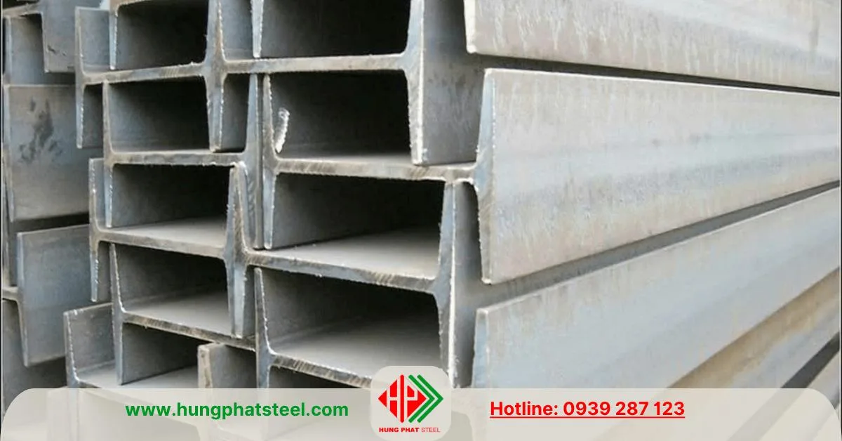 Thép Hình I200 x 150 x 9 x 16mm (I Cánh Côn)