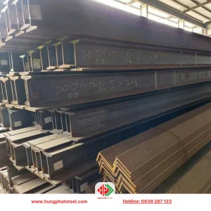 Thép Hình I200 x 150 x 9 x 16mm (I Cánh Côn)