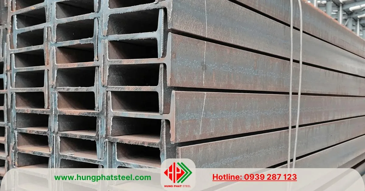 Thép Hình I200 x 150 x 9 x 16mm (I Cánh Côn)