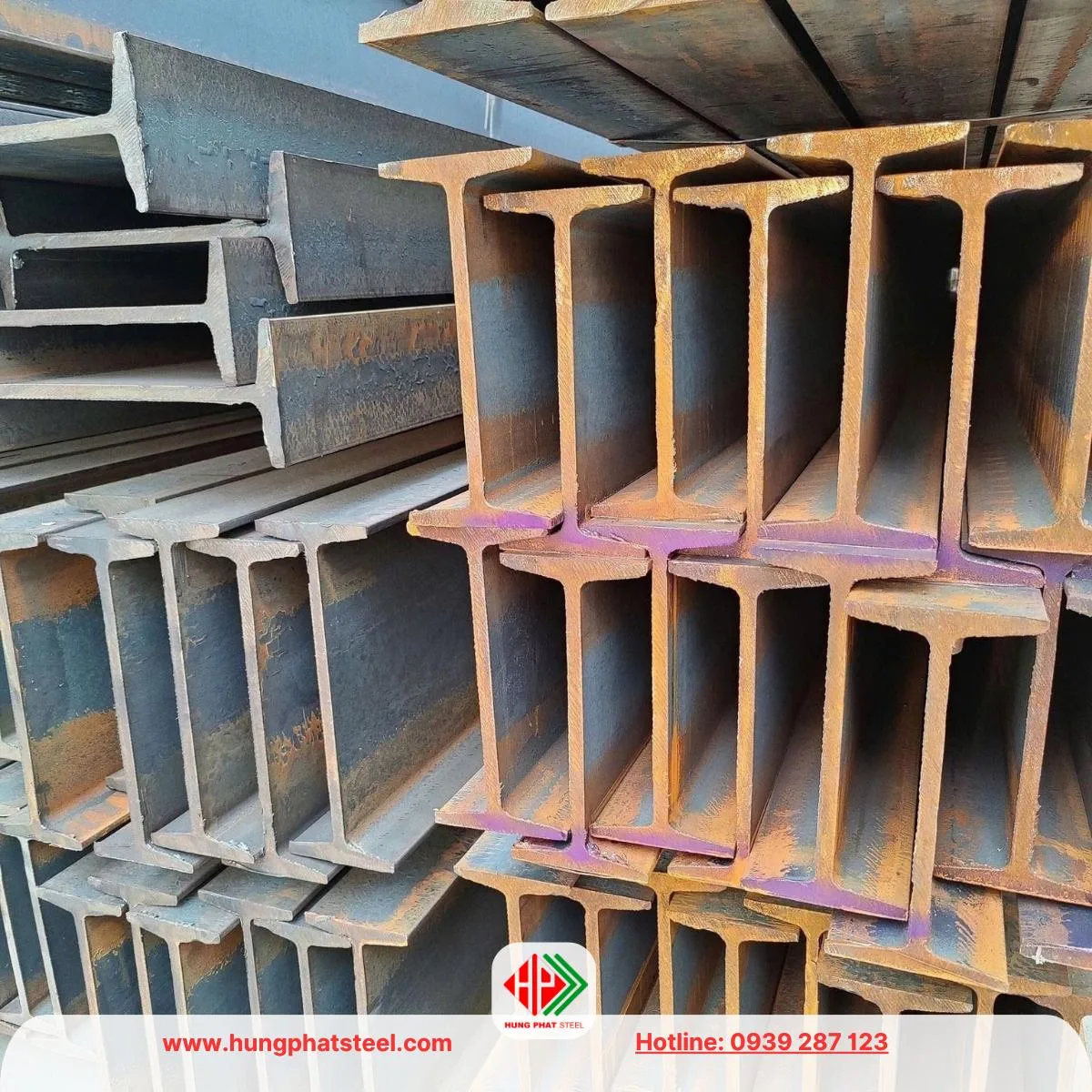 Thép Hình I200 x 150 x 9 x 16mm (I Cánh Côn)