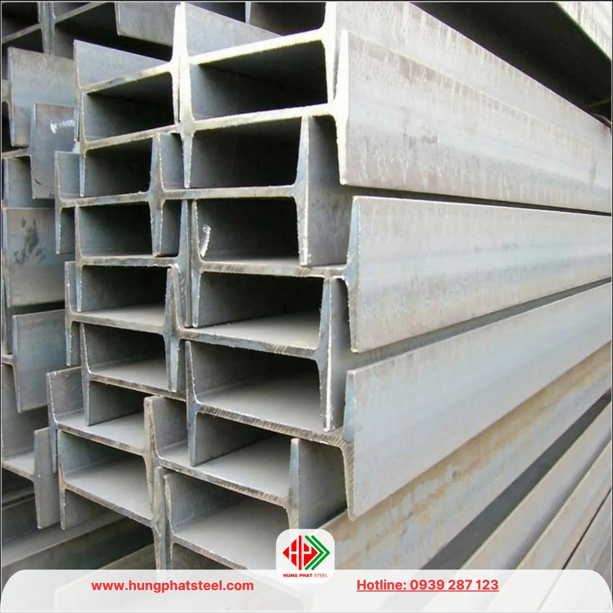 Thép Hình I200 x 150 x 9 x 16mm (I Cánh Côn)