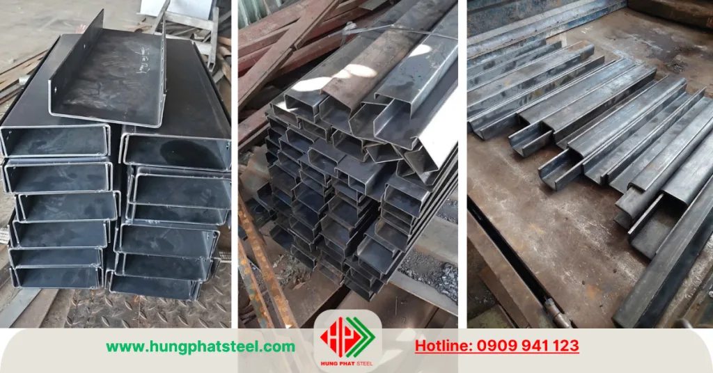 Thép U chấn (chấn U theo yêu cầu)