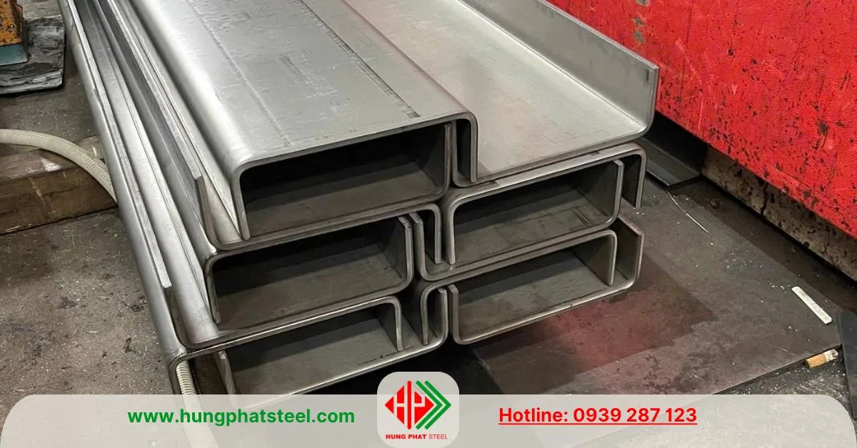 Thép U chấn (gia công chấn thép U theo yêu cầu)