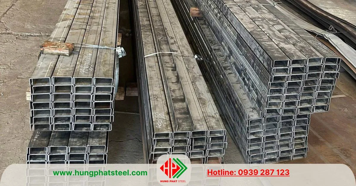 Thép U chấn (gia công chấn thép U theo yêu cầu)