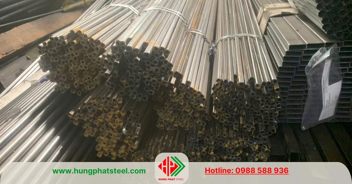 Thép hộp mạ kẽm 10x10