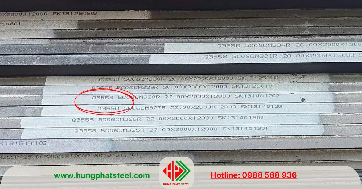Thép tấm Q355 (tấm đúc)