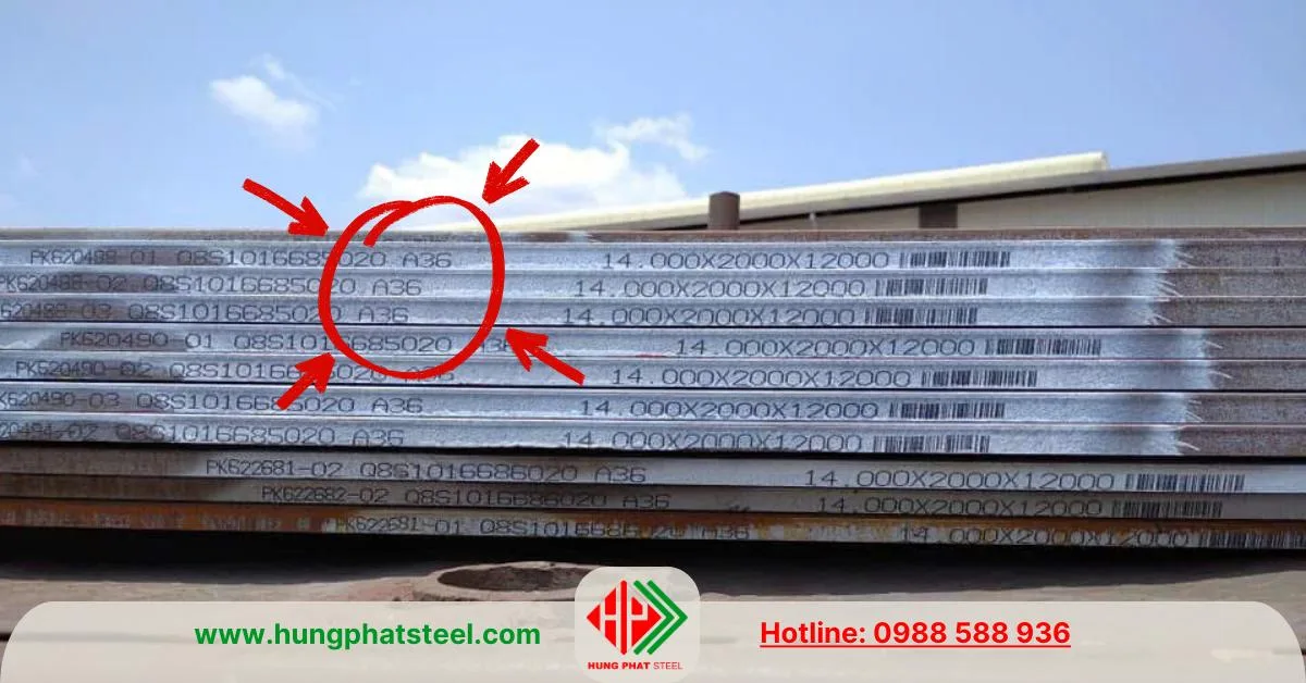 Thép tấm đúc A36