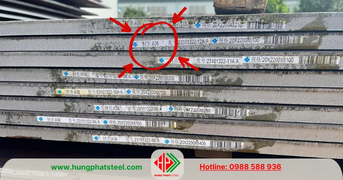 Thép tấm đúc A36