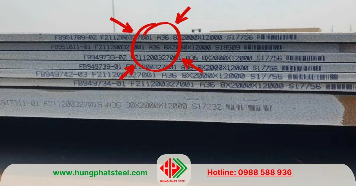 Thép tấm đúc A36