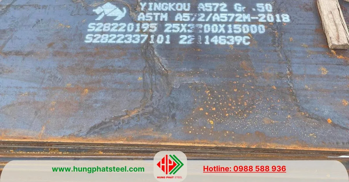 Thép tấm đúc A572