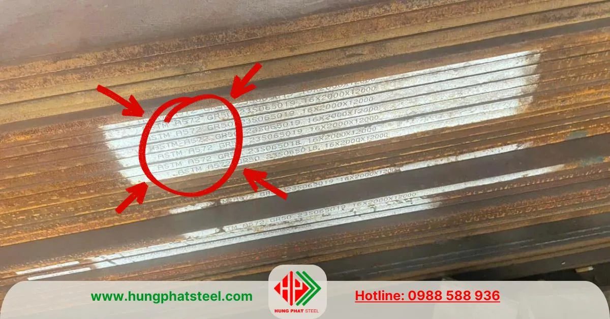 Thép tấm đúc A572