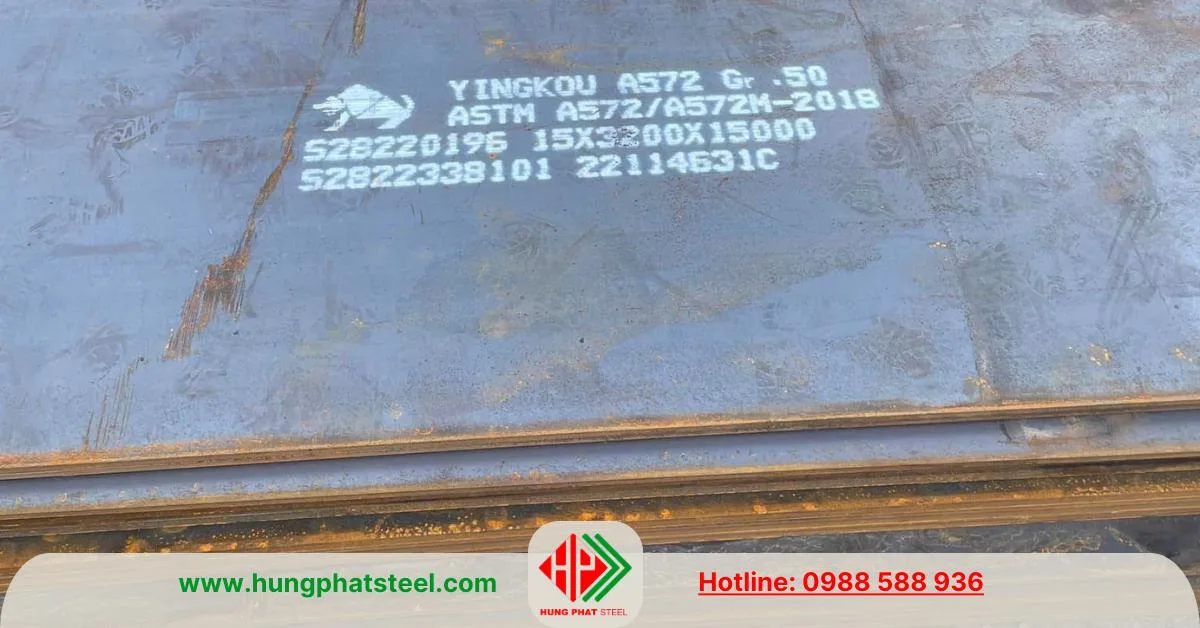 Thép tấm đúc A572