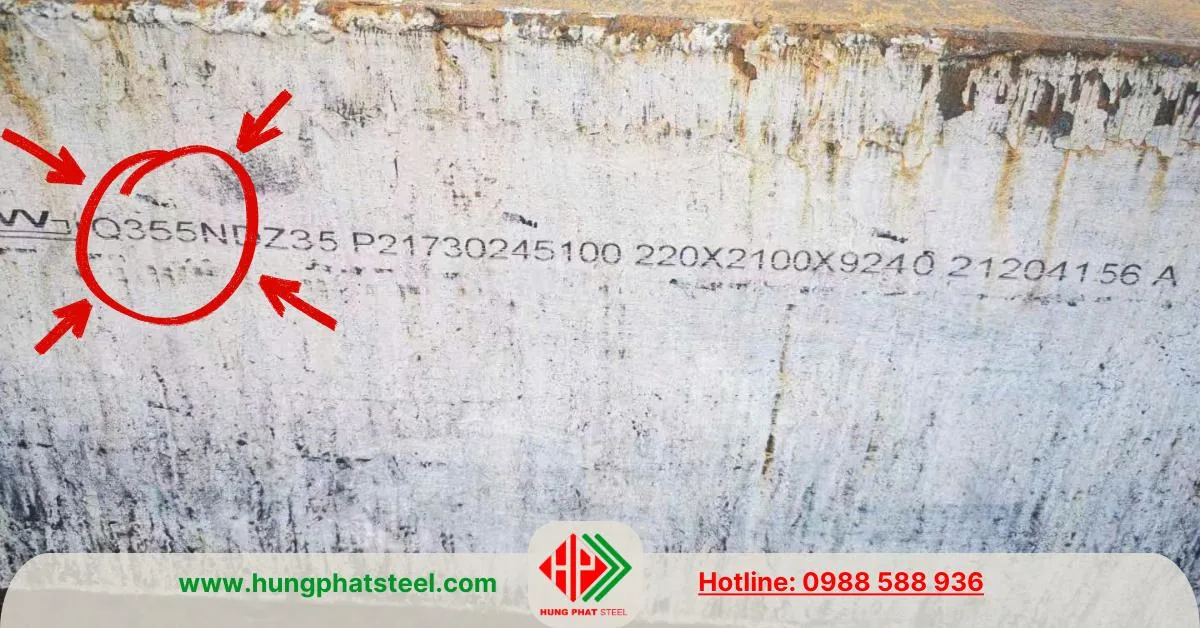 Thép tấm đúc Q355