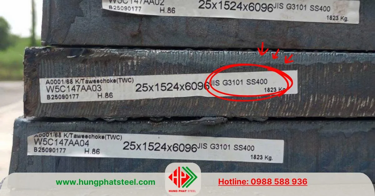 Thép tấm đúc SS400