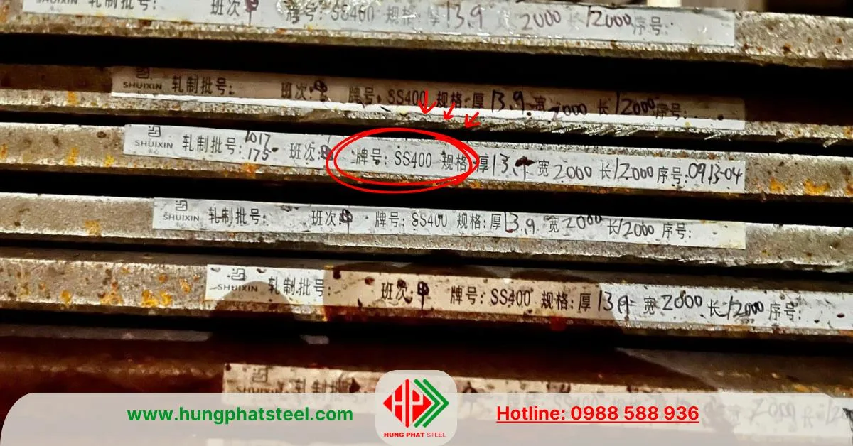 Thép tấm đúc SS400