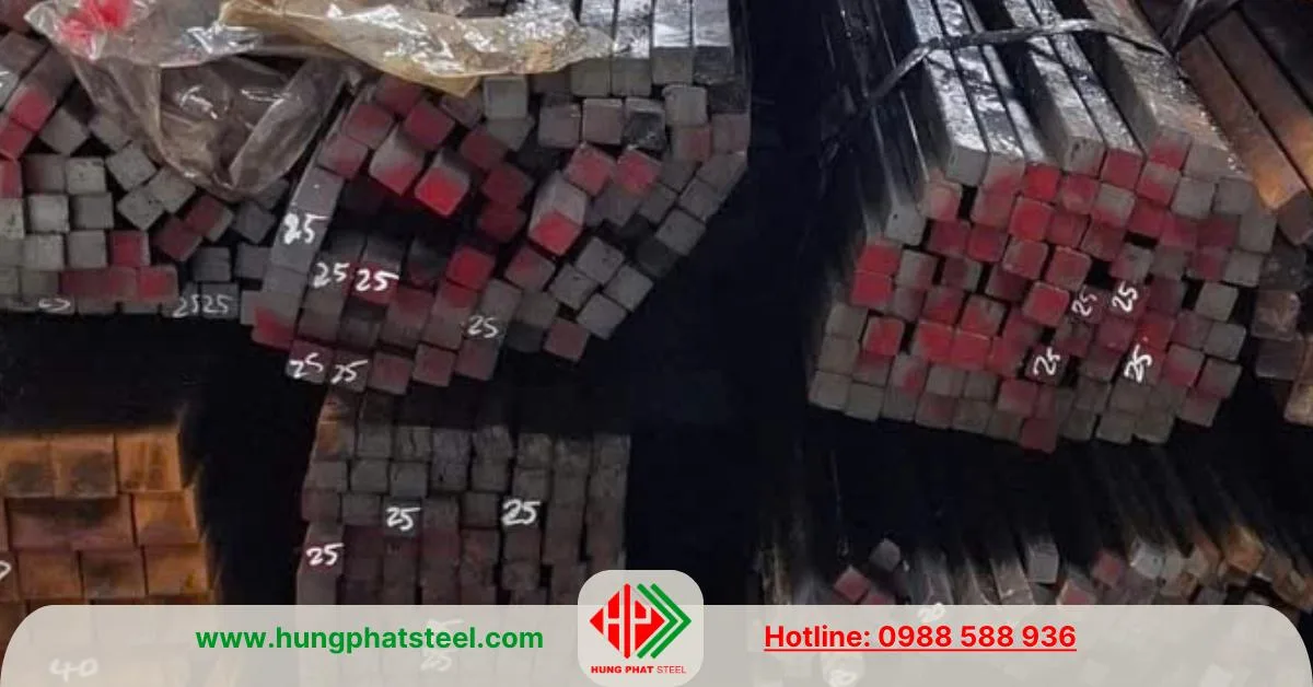 Thép vuông đặc 25x25