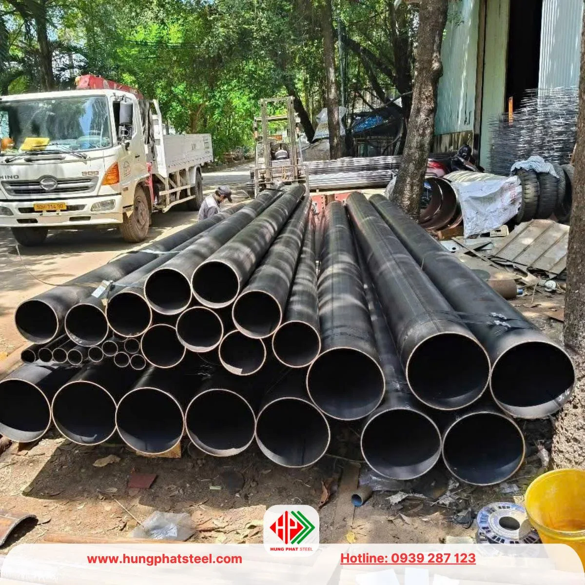 Ống thép Hòa Phát Phi 323 (323.8mm)