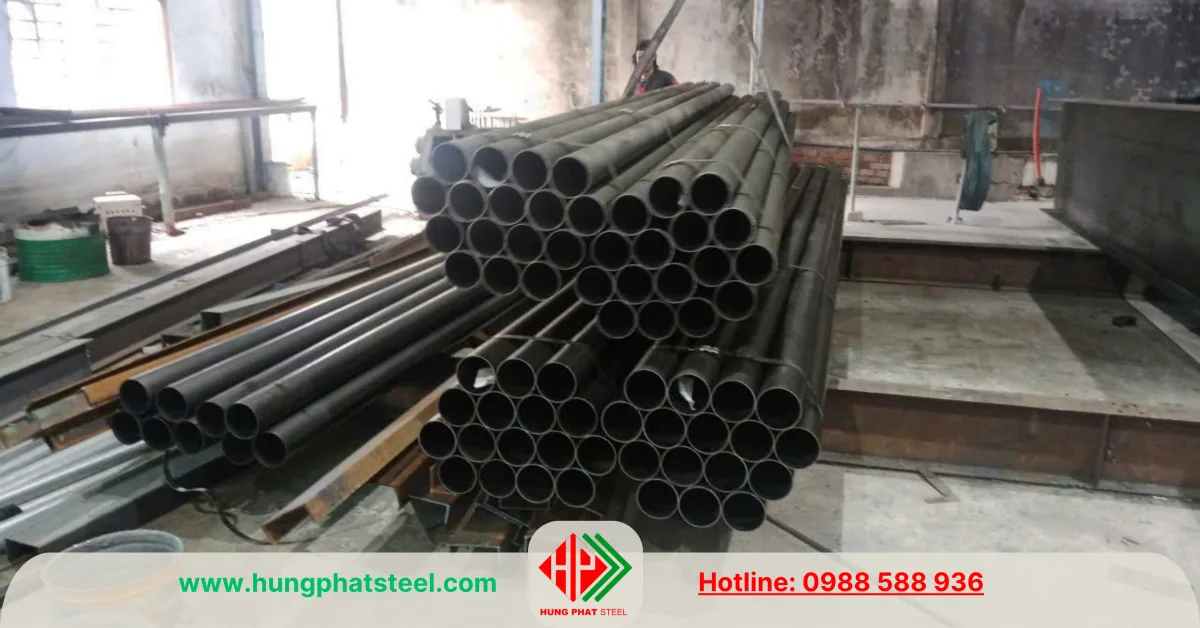 Ống thép Hòa Phát phi 114 2ly