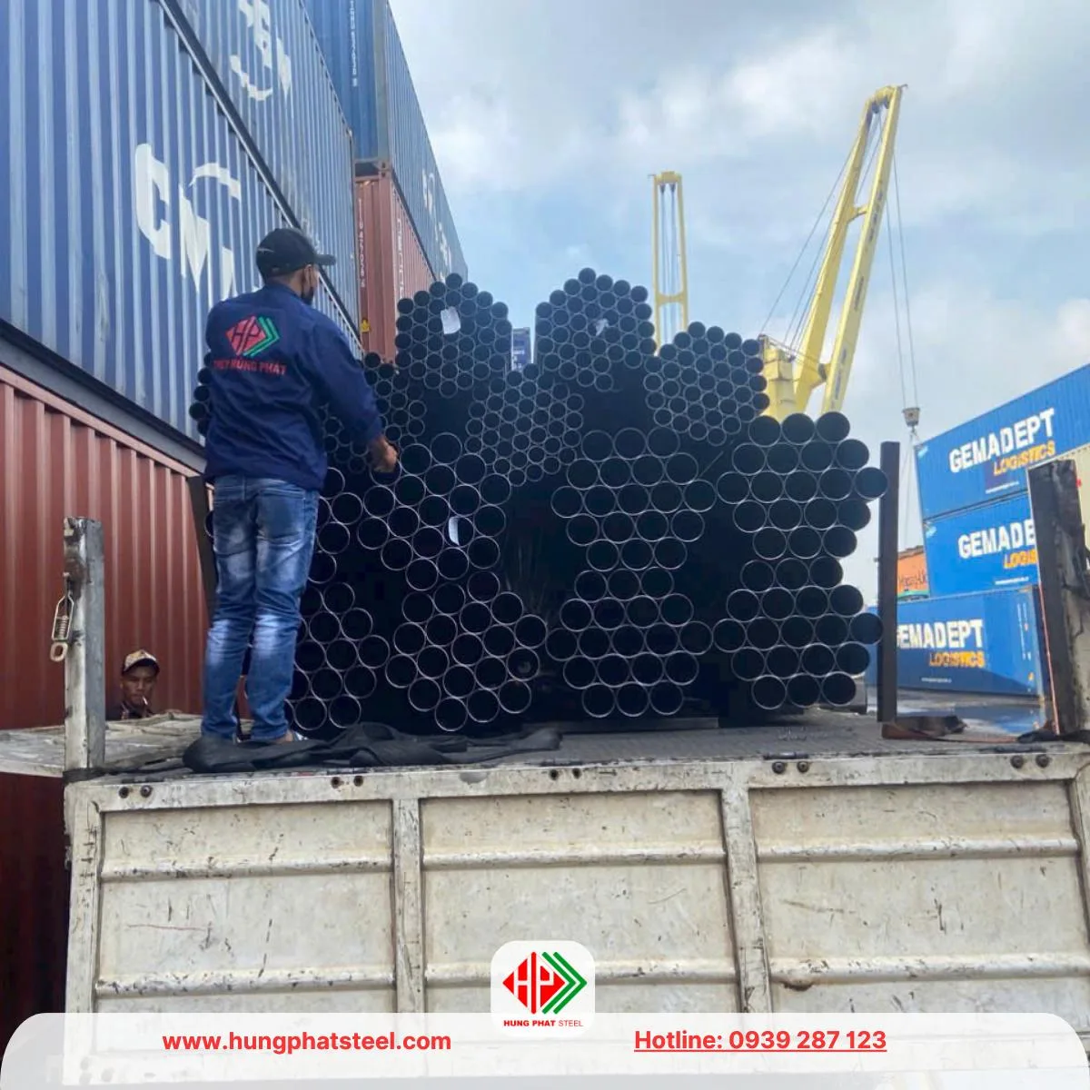 Ống thép Hòa Phát phi 114