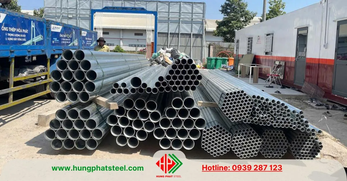 Ống thép Hòa Phát phi 114